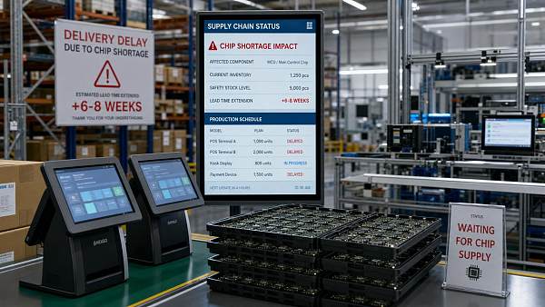 POS Lead Times Extend as Signage Chip Shortage Deepens