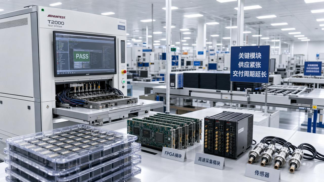 Chip Test Equipment Lead Times Stretch on Component Shortage