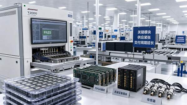 Chip Test Equipment Lead Times Stretch on Component Shortage