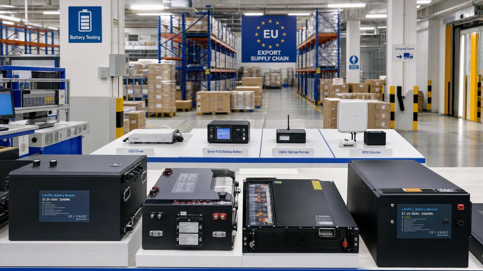 EU Battery Rule Takes Effect for 2kWh+ Industrial Batteries