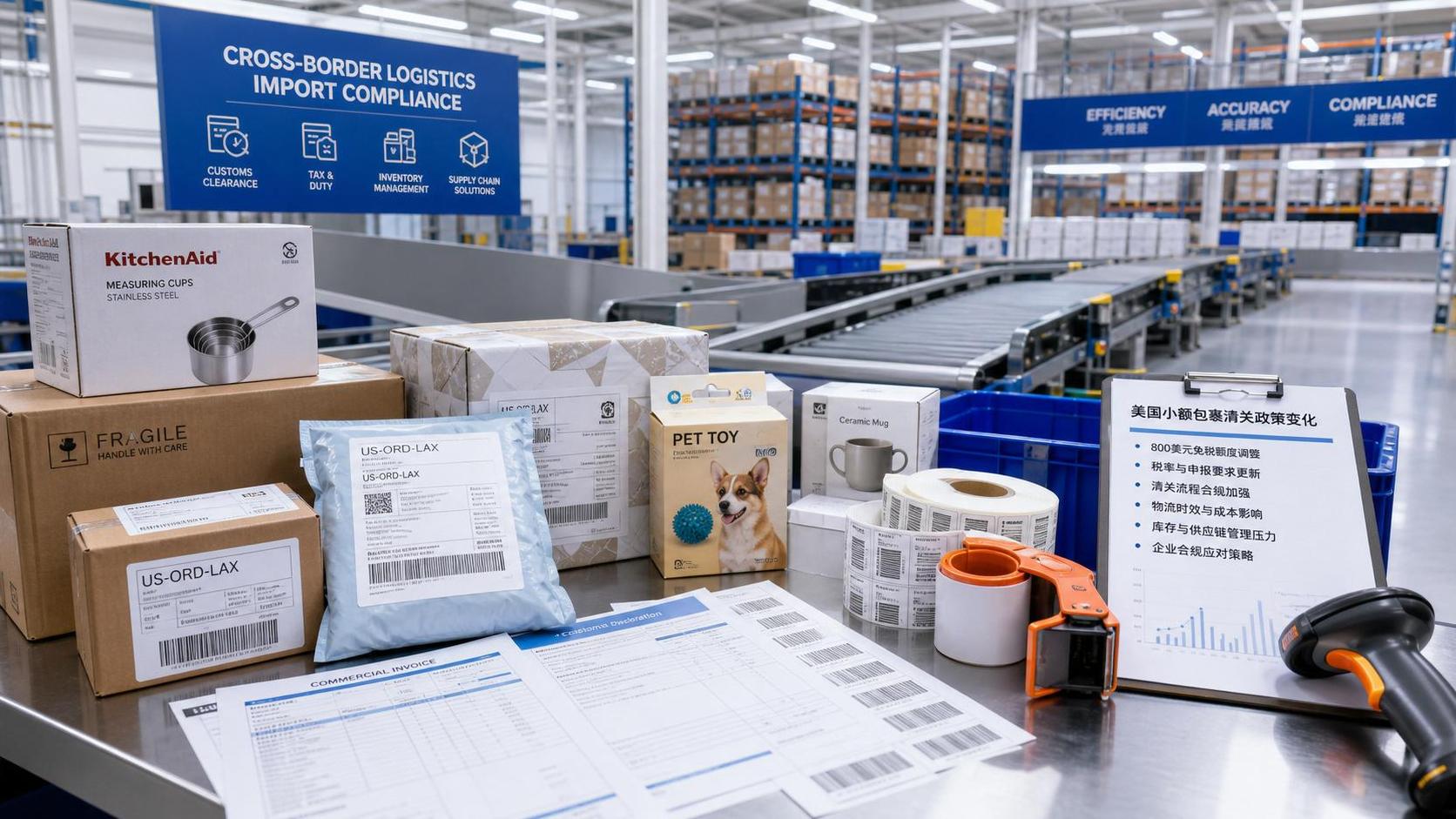 U.S. Ends Duty-Free Entry for China Low-Value Parcels