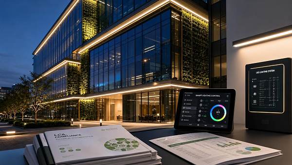 Lujiazui Forum Flags Carbon Footprint Pilot for Commercial LED Lighting