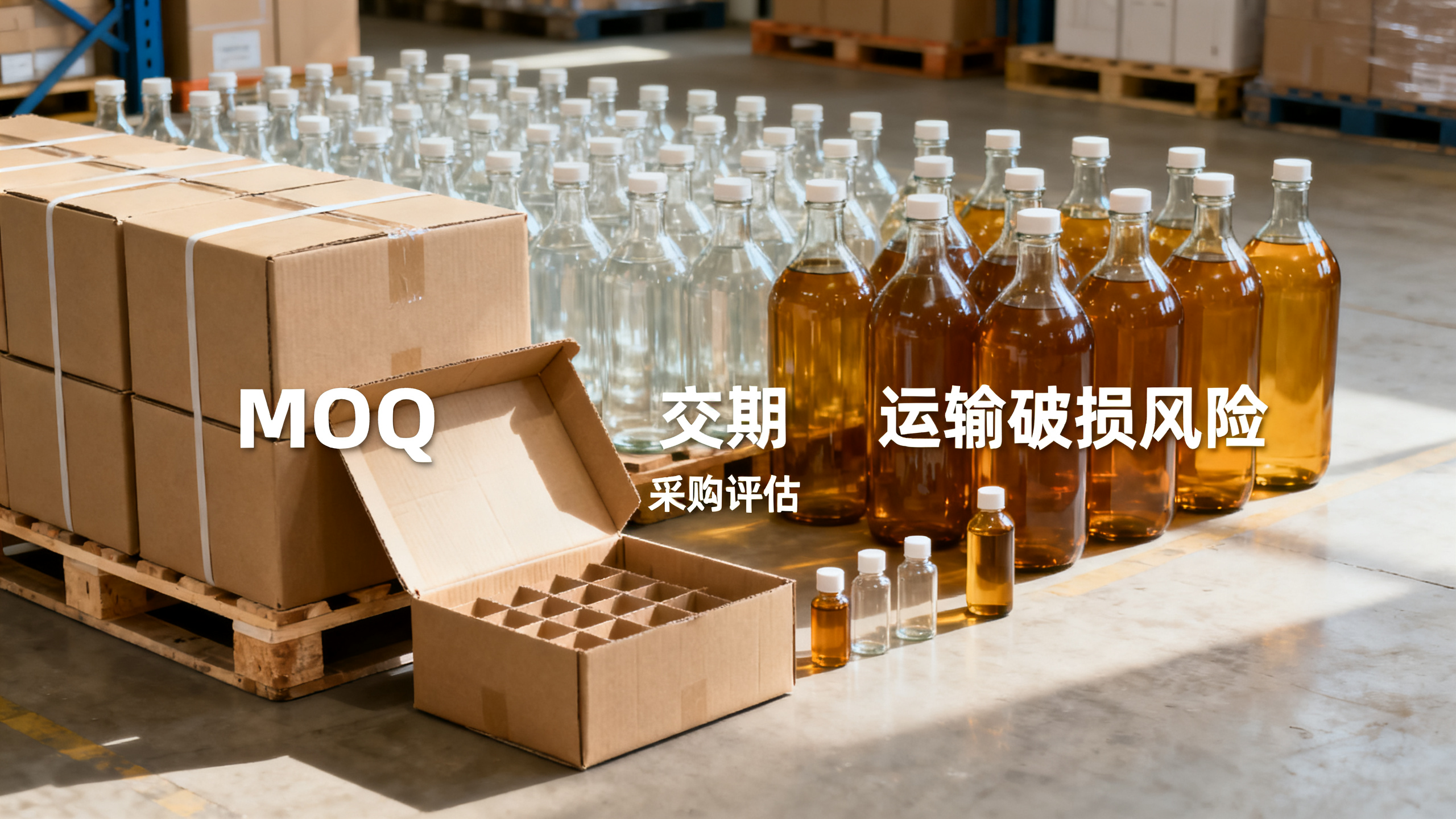 Glass Bottles Wholesale: How to Compare MOQ, Lead Time, and Breakage Risk