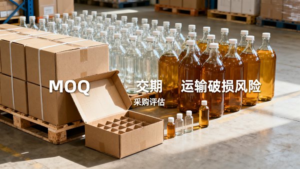 Glass Bottles Wholesale: How to Compare MOQ, Lead Time, and Breakage Risk