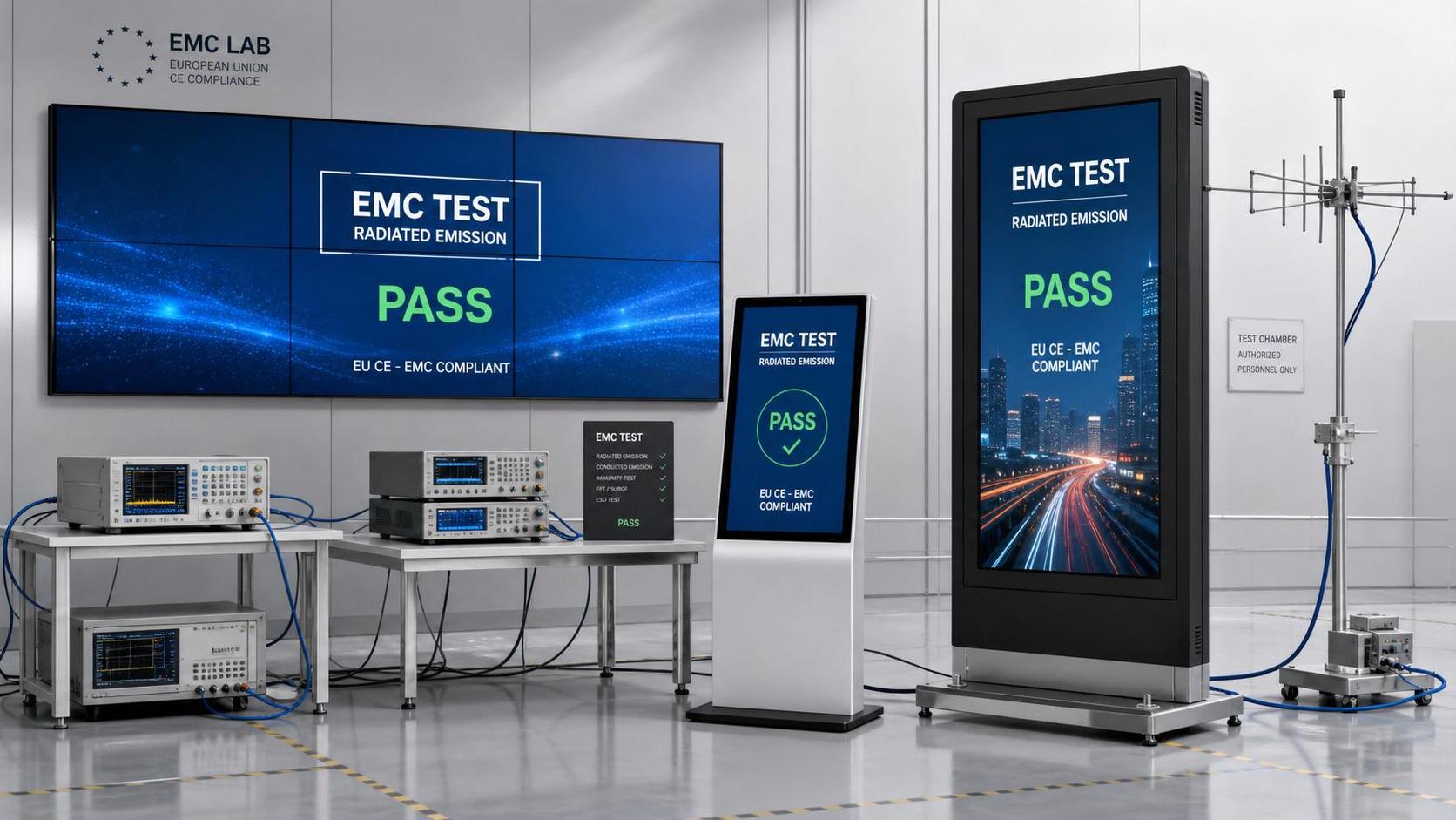 EU CE Rule Takes Effect for EN 55032:2026 Signage Testing