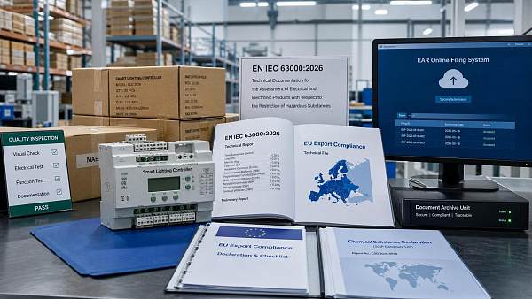 EU Sets EN IEC 63000:2026 Rule for Smart Lighting Controls