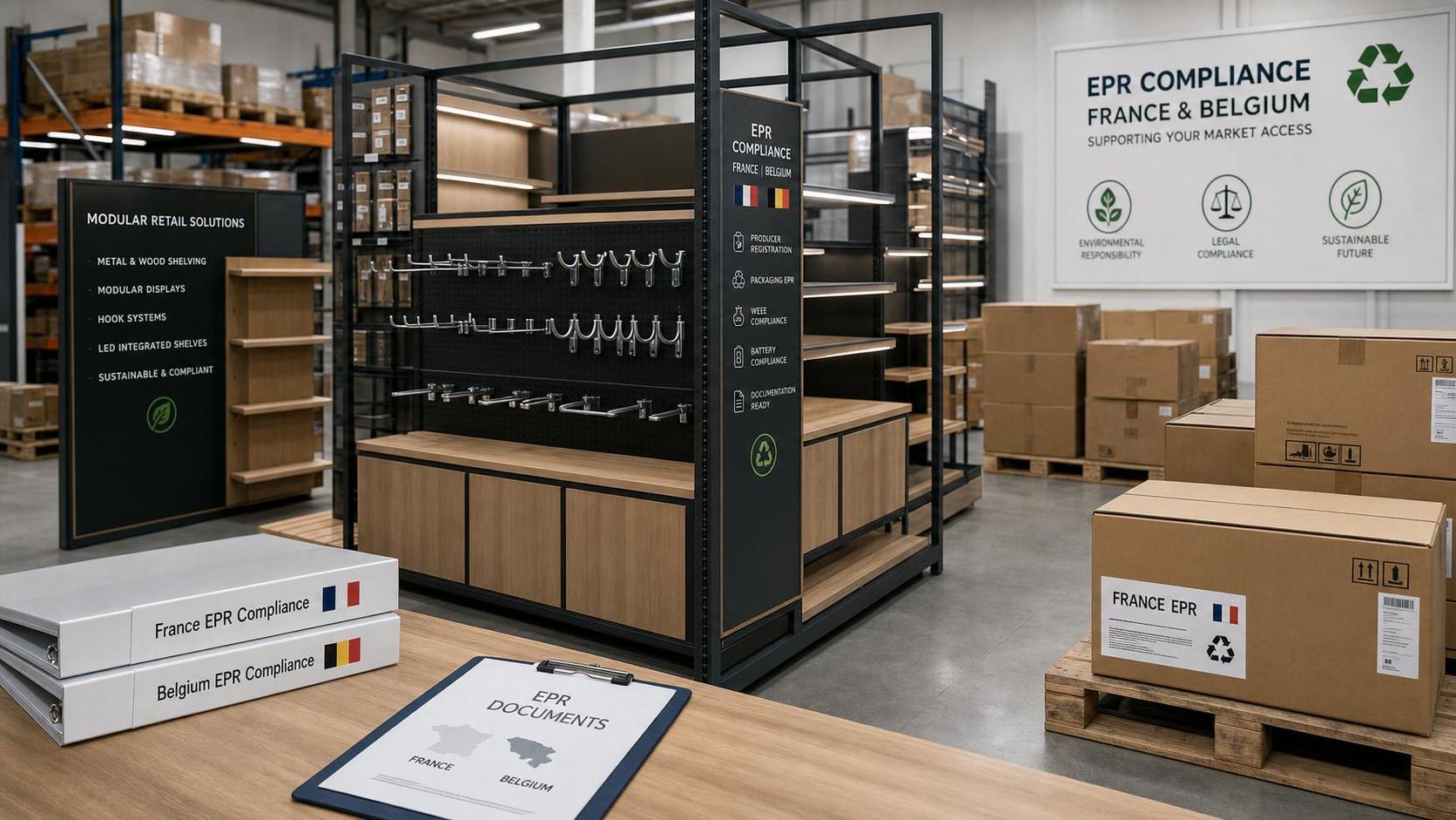 France and Belgium Extend EPR to Retail Fixtures