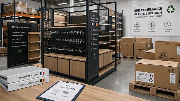 France and Belgium Extend EPR to Retail Fixtures