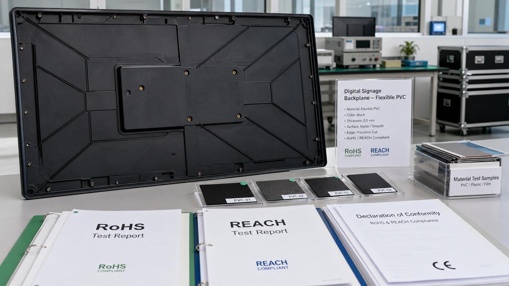 EU Tightens REACH Limit for PVC Backs in Digital Signage