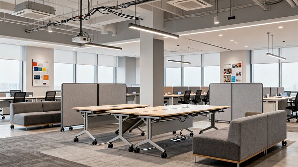 Modular Coworking Furniture Layouts That Improve Space Flexibility