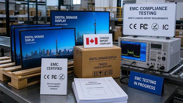 Canada Requires ISED-EMC 2026 Certification for Digital Signage