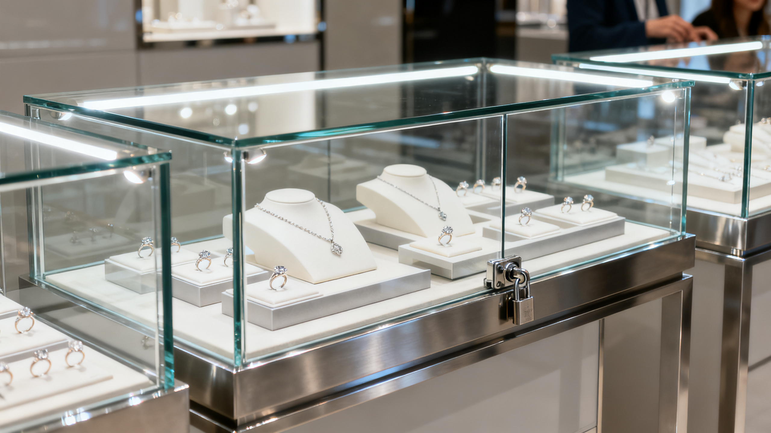 Tempered Glass Jewelry Display: What Affects Cost and Durability