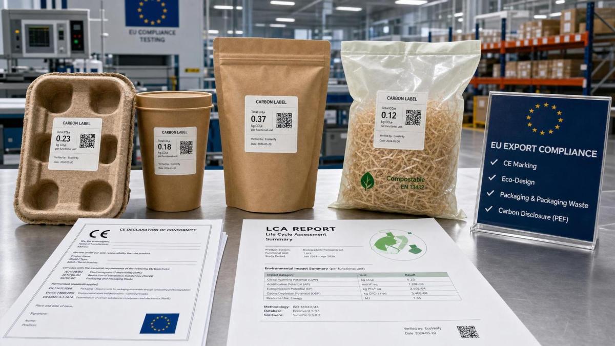EU Carbon Label Rule Adds LCA Filing for Biodegradable Packaging