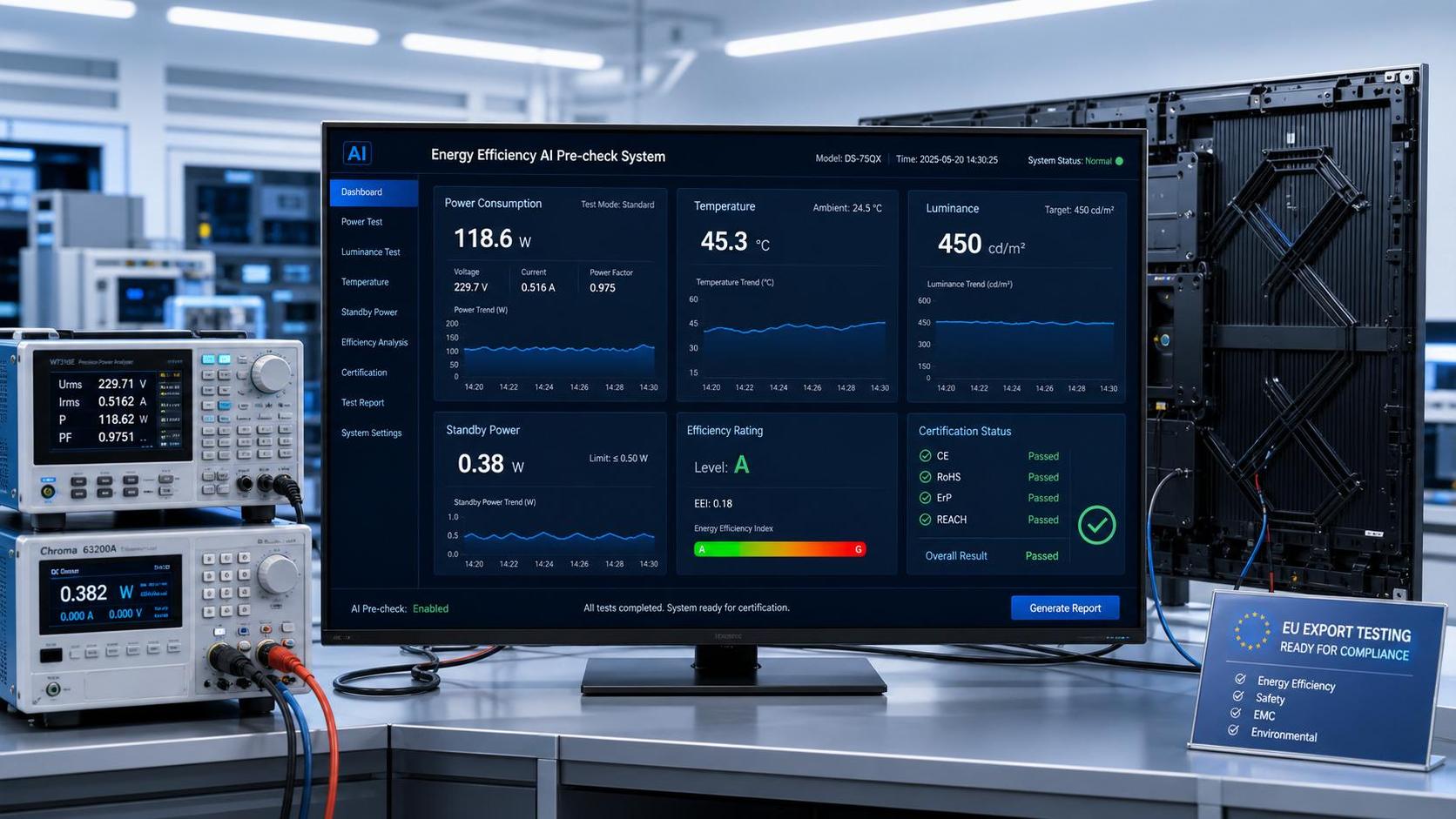 TUV Rheinland Launches AI Pre-Check for Signage Energy Compliance