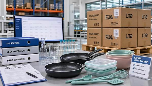 FDA Rule Takes Effect for Kitchenware Exports