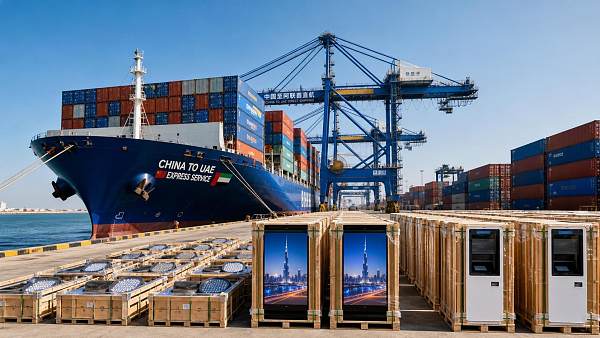 China-UAE Direct Sea Route Cuts Transit Time for LED, Signage and Smart Retail Exports
