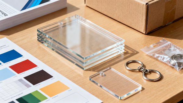 What affects the custom order cost of acrylickeychains most