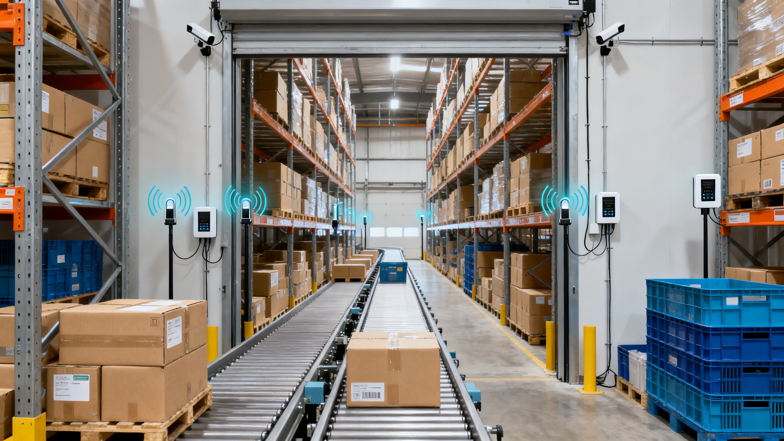 What determines RFID read range cost in warehouse tracking systems