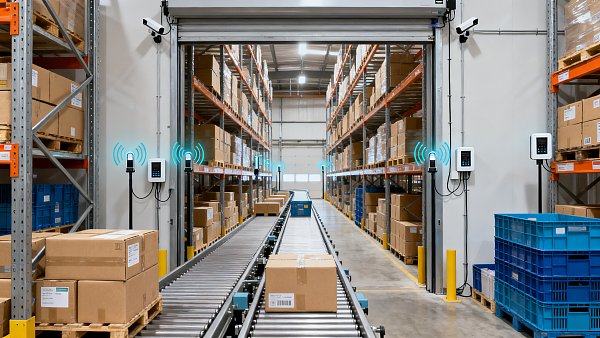 What determines RFID read range cost in warehouse tracking systems