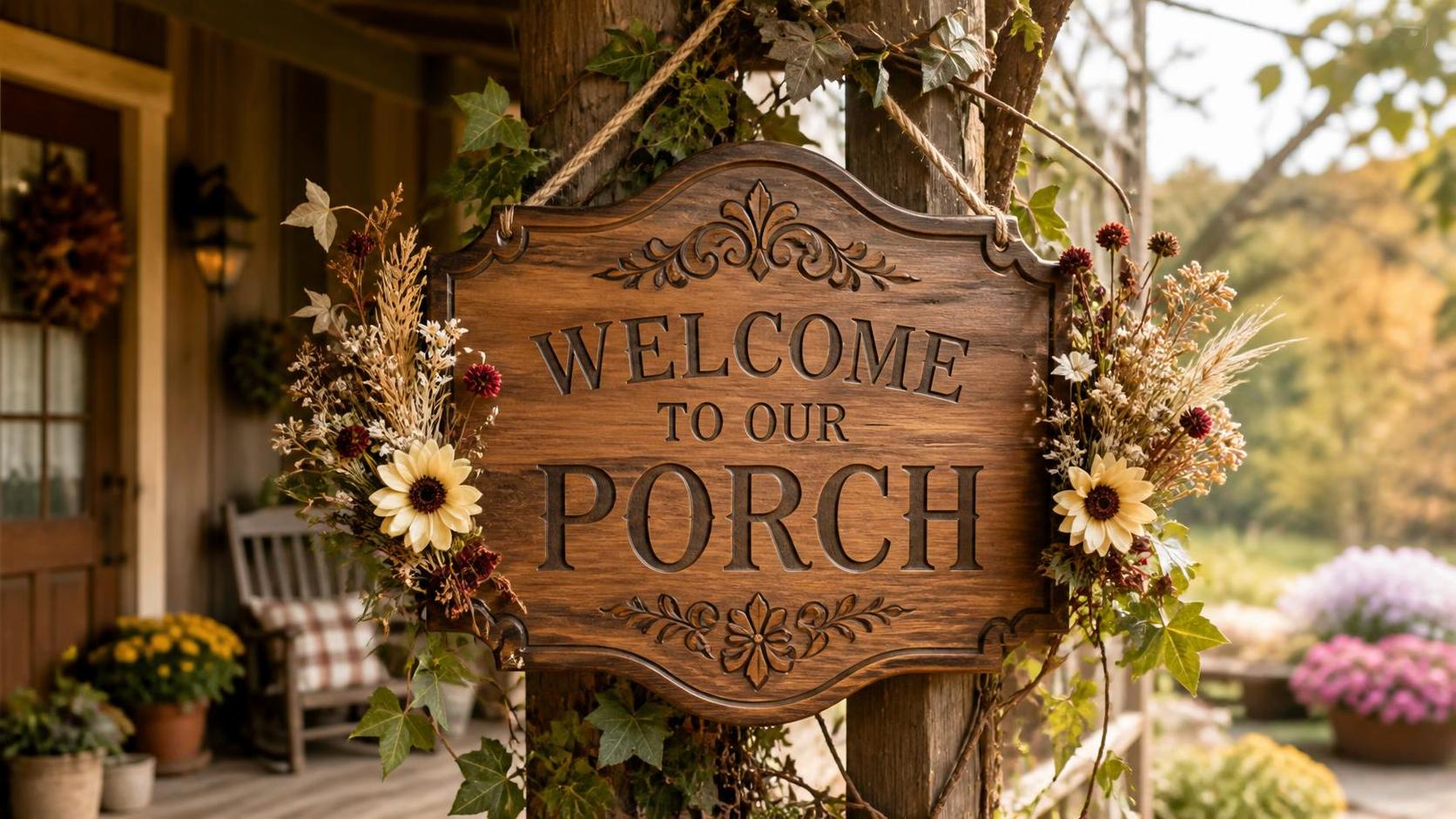 Wooden Porch Sign Selection: How Decor Buyers Reduce Seasonal Stock Risk