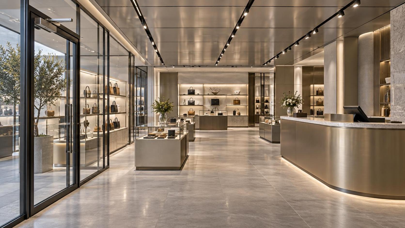 Which commercial architecture standards apply to European retail fit-outs?