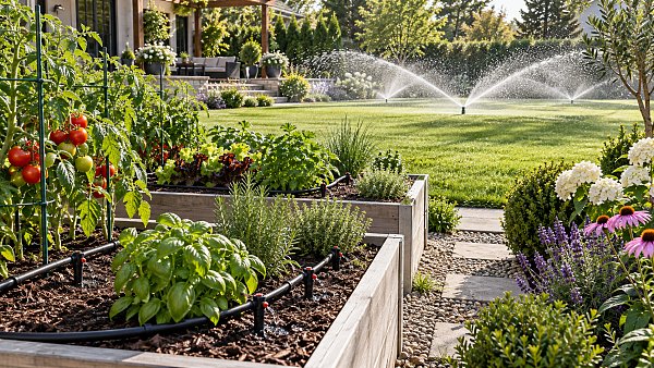 When drip garden watering systems make more sense than sprinklers
