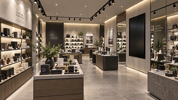 How LED commercial lighting design reduces glare in retail spaces