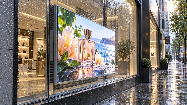 How to choose an ultra bright waterproof window display for storefronts