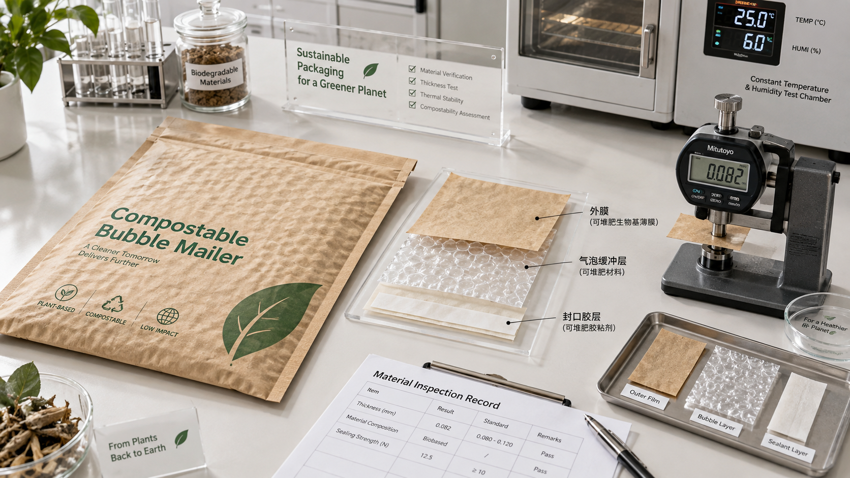 How to verify compostability claims from a bubble mailer manufacturer