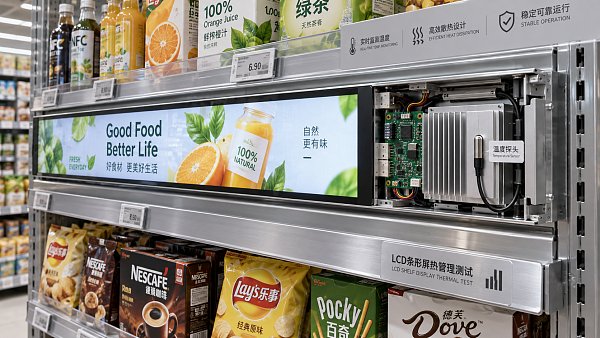 How heat buildup affects OEM retail shelf LCD screen reliability