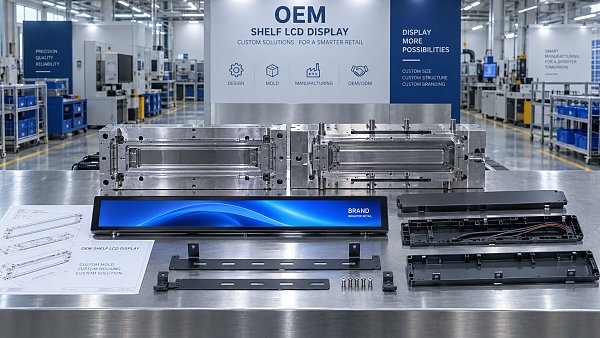 How custom tooling affects the cost of an OEM shelf LCD screen