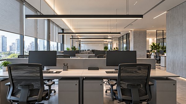 How to choose commercial lighting for offices that reduces glare