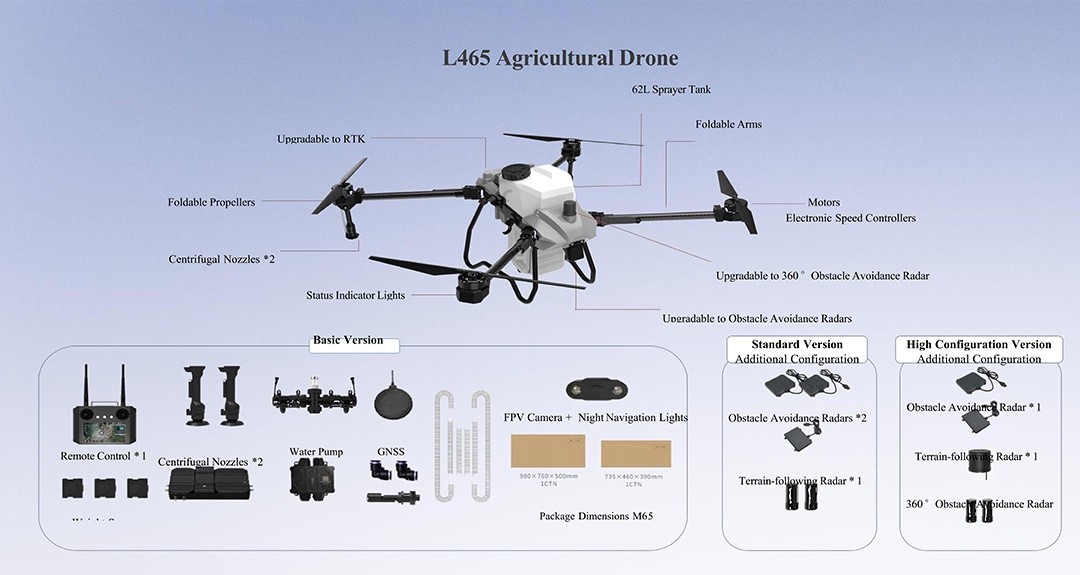 L465 Agricultural Drone
