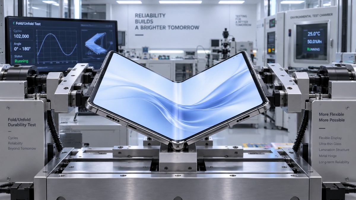 How Foldable screen technology limits crease growth over time How Foldable screen technology limits crease growth over time