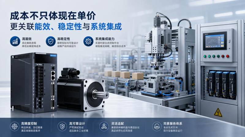 Servo motors cost is not just unit price anymore