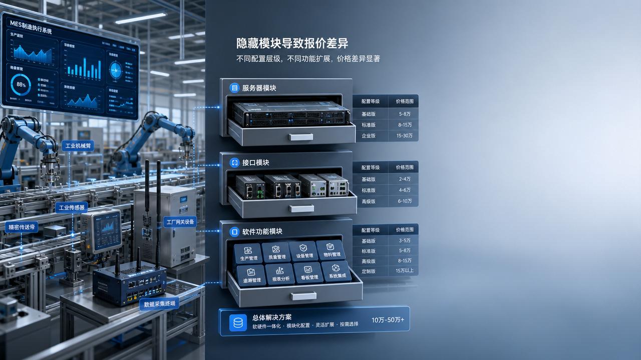 MES Software Price Gaps Often Come From Hidden Modules