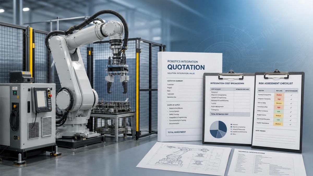 Robotic Arms Quotation: What Usually Gets Left Out