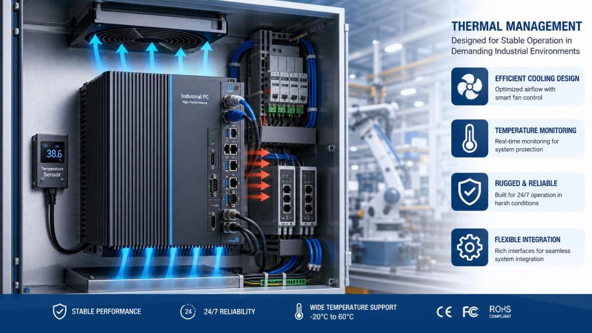 Industrial PC thermal management failures often start small Industrial PC thermal management failures often start small