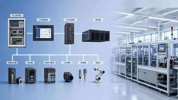 Industrial Automation Architecture: PLC, HMI, SCADA, and MES Roles Explained