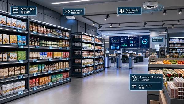 IoT Retail Sensor Networks: Store Layout, Inventory, and Foot Traffic Use Cases