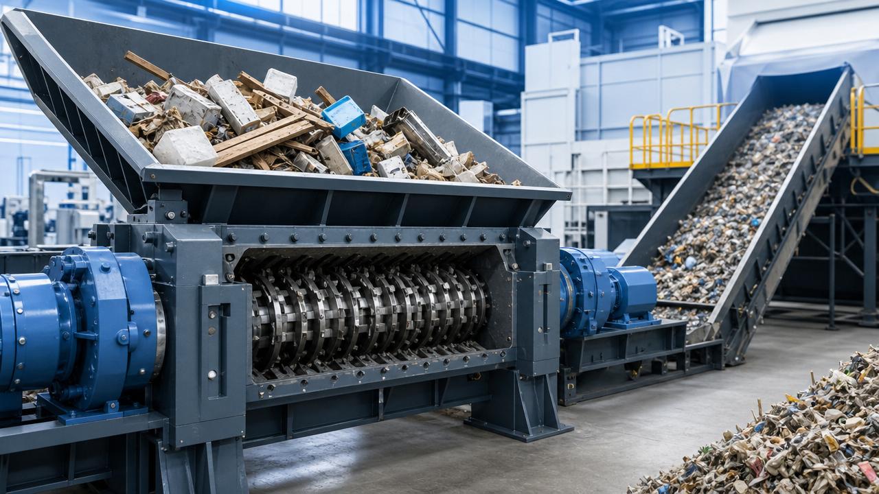 How to Choose Solid Waste Shredders for Mixed Waste, Plastic, Wood, and Metal