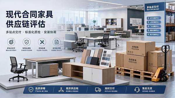 How to Evaluate a Contract Furniture Supplier for Multi-Site Projects