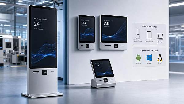 How to Choose a Wholesale Touchscreen Kiosk: Size, OS, Mounting, and MOQ
