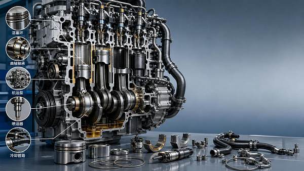 Engine Components Guide: Key Parts, Failure Signs, and When Replacement Makes Sense