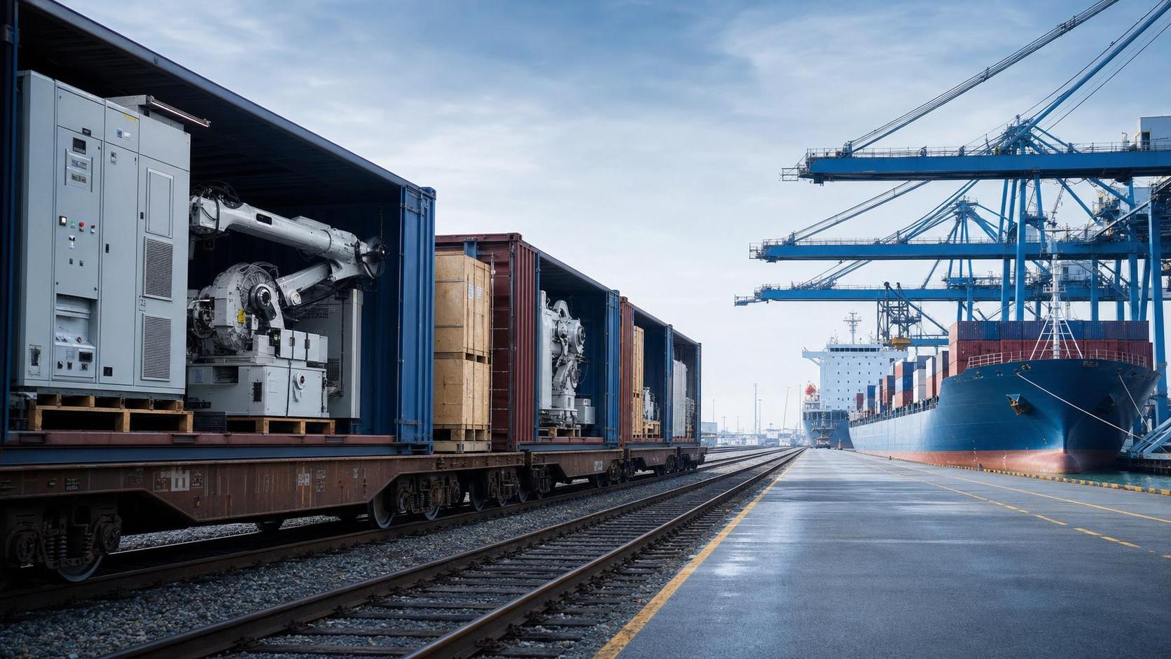 Rail Freight vs Sea Freight for Heavy Cargo: Cost, Transit Time, and Risk Compared