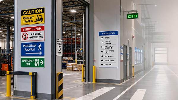 How to Choose Signage Solutions for Factories, Warehouses, and Public Facilities