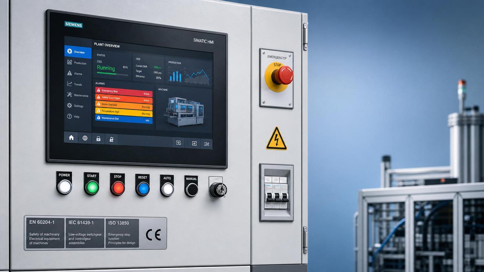 HMI Display Standards in Europe: Key EN and IEC Requirements for Machine Interfaces
