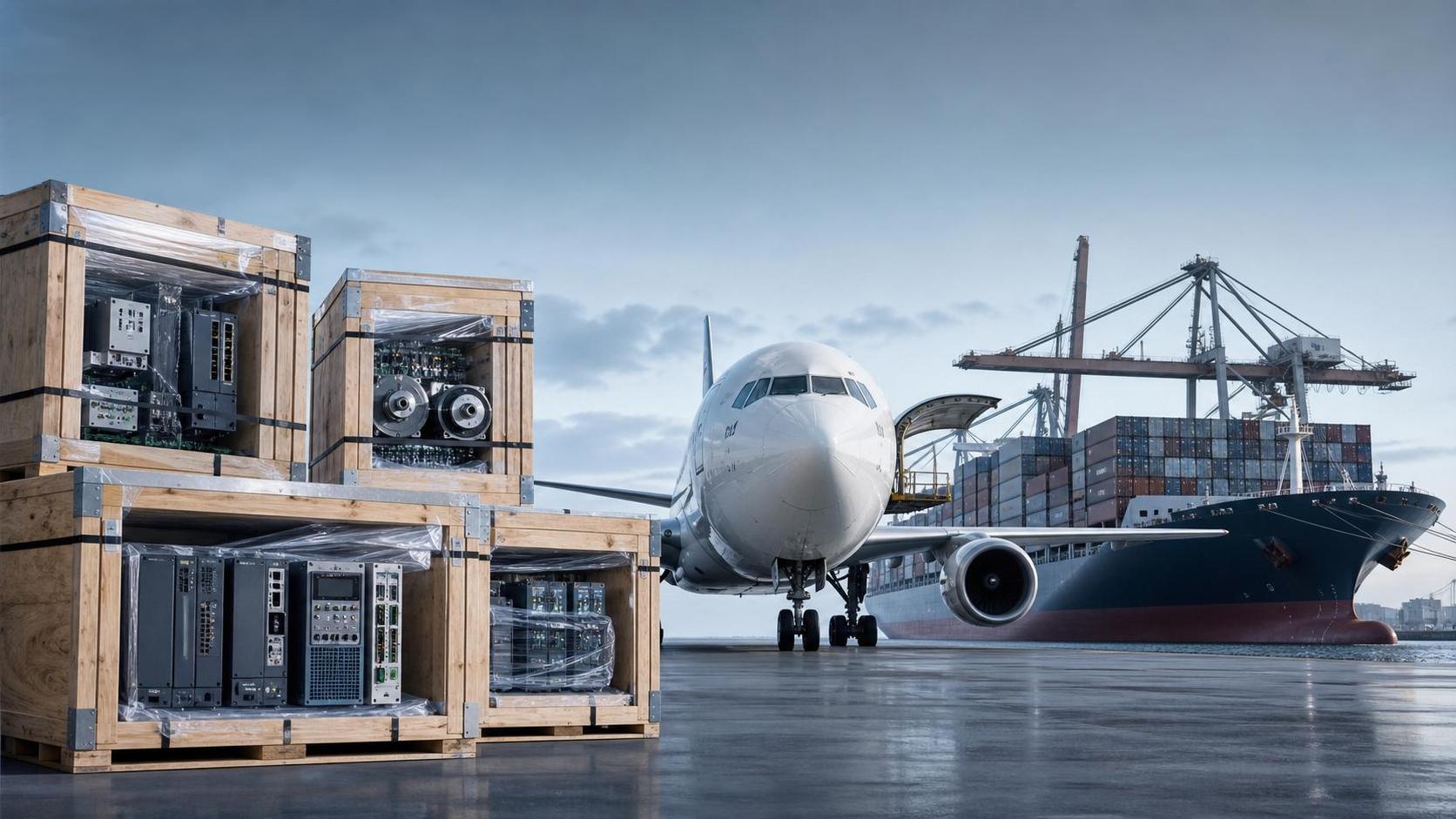 Air Freight vs Sea Freight for Urgent Industrial Shipments: Cost, Transit Time, and Risk