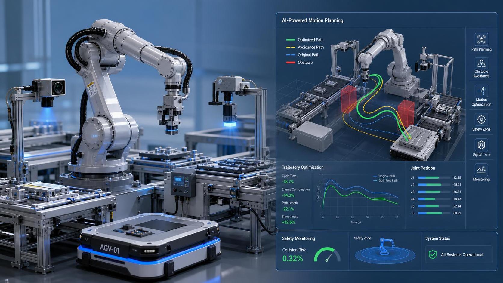 How AI Improves Robotic Path Planning Simulation for Faster, Safer Motion Design
