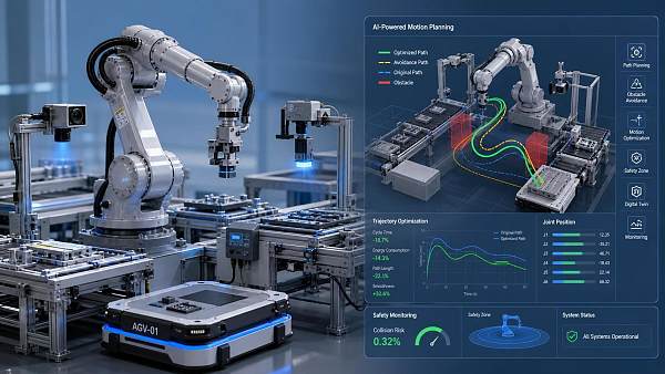 How AI Improves Robotic Path Planning Simulation for Faster, Safer Motion Design
